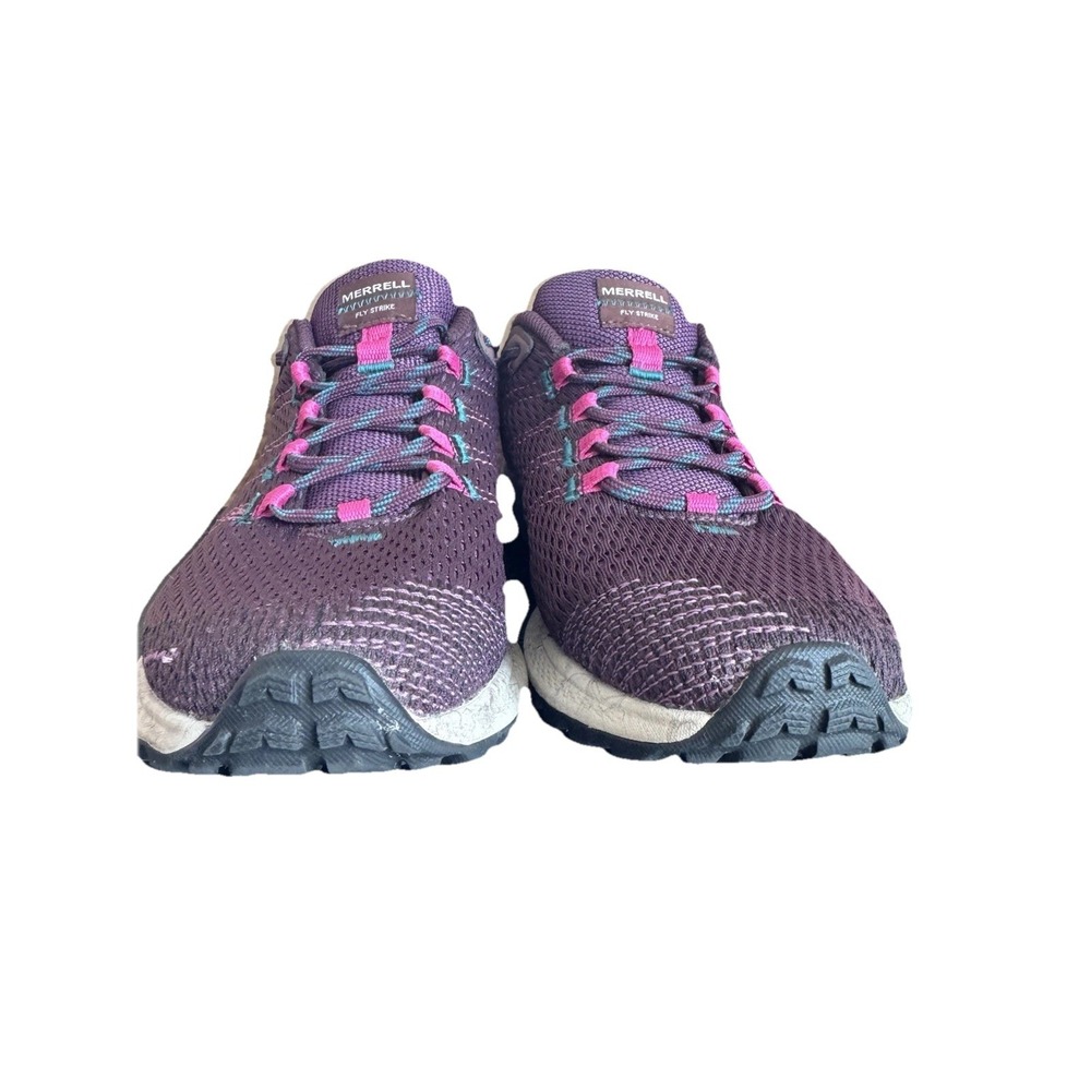 Merrell Fly Strike Light Trail Run Hike Shoe Burgundy Women's Sz 8 - J067064 - Picture 5 of 10